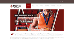 Desktop Screenshot of medcapadvisors.com